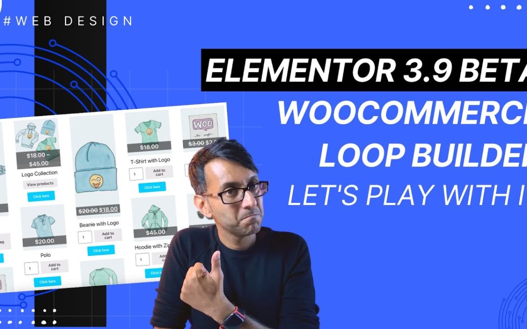 WooCommerce Loop Builder Grid Elementor 3.9 BETA – Let's play some more – WordPress Tutorial