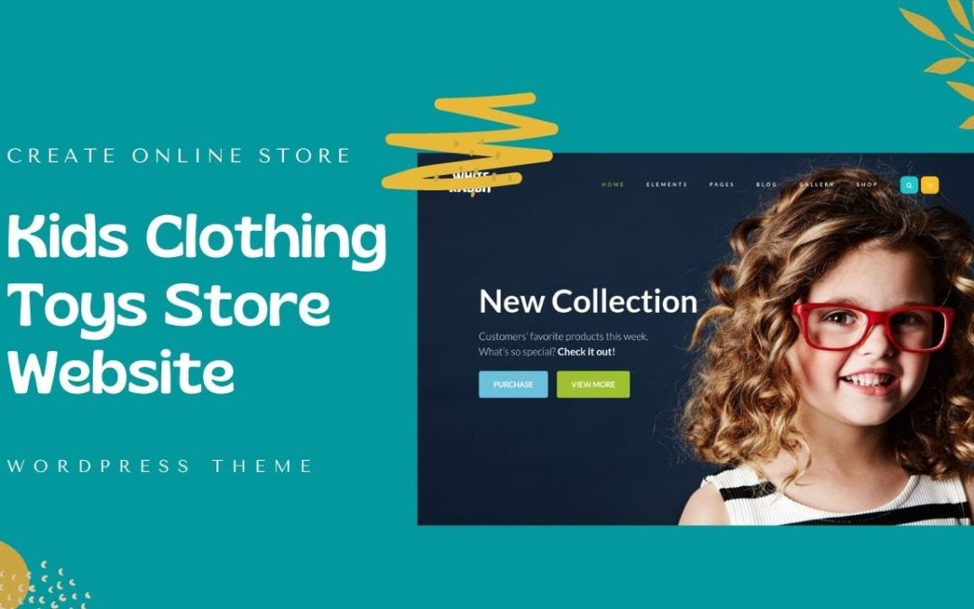 Children Clothing & Toys Store eCommerce Website | Kids Products Theme | WhiteRabbit WordPress Theme