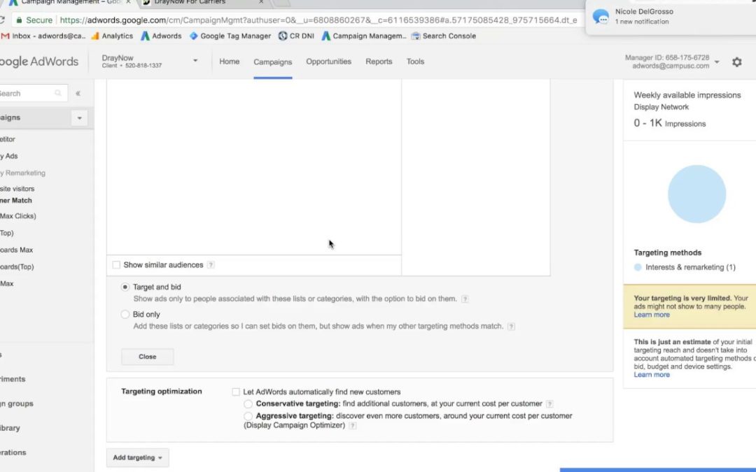 Digital Advertising Tutorials – Uploading Email List to Google Adwords Customer Match for Remarketing