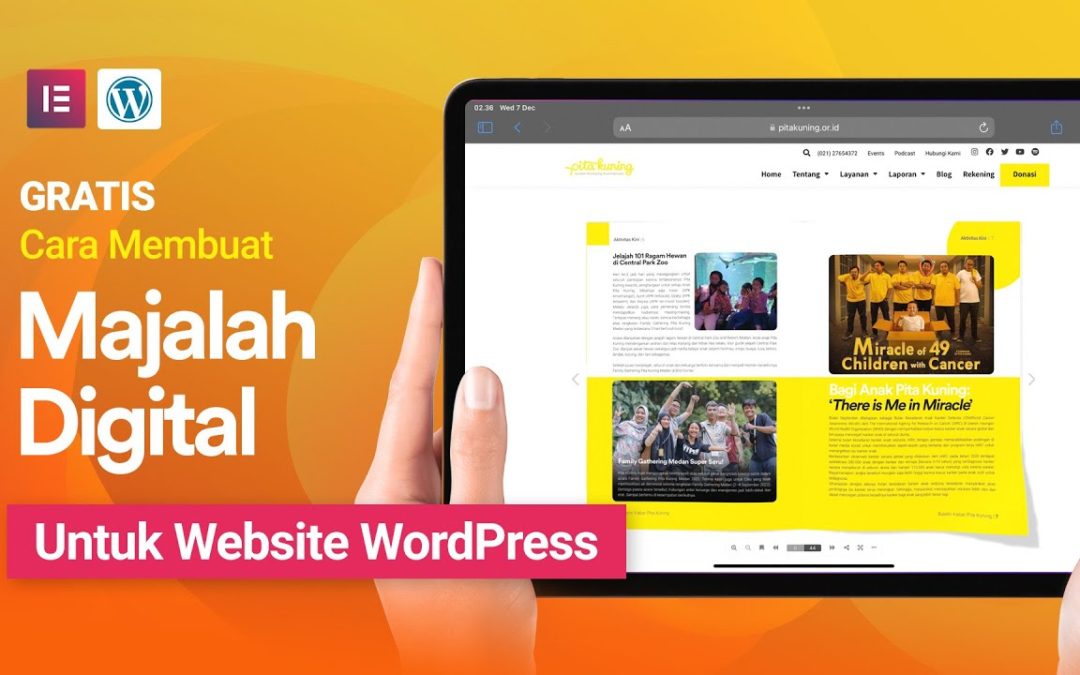 [GRATIS] Cara Membuat Majalah Digital Pada Website WordPress – Plugin 3D FlipBook!