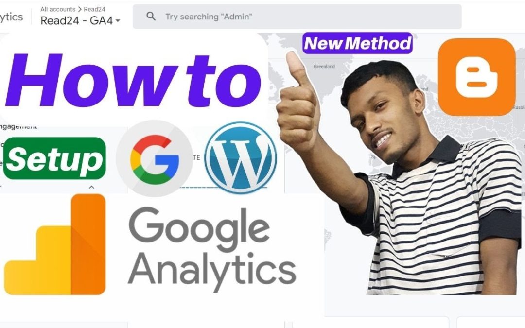 Google Analytics Setup WordPress and Blogger New Method | Setup GA4 and Universal analytics #blog