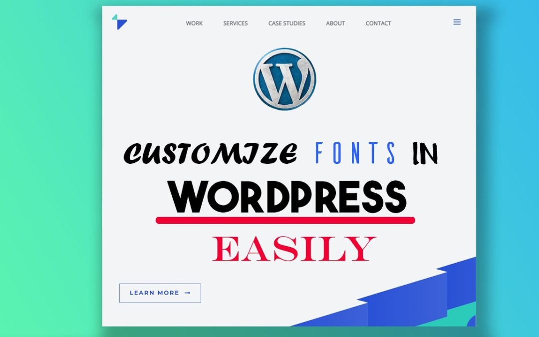 How to Change Fonts in WordPress – 5 EASY Ways