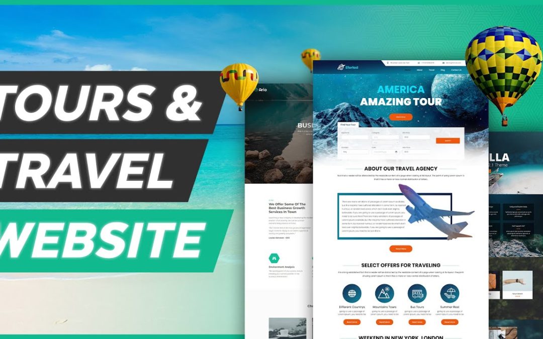 How to Make a Tours and Travels Booking Website with WordPress | In Just 30 Mins