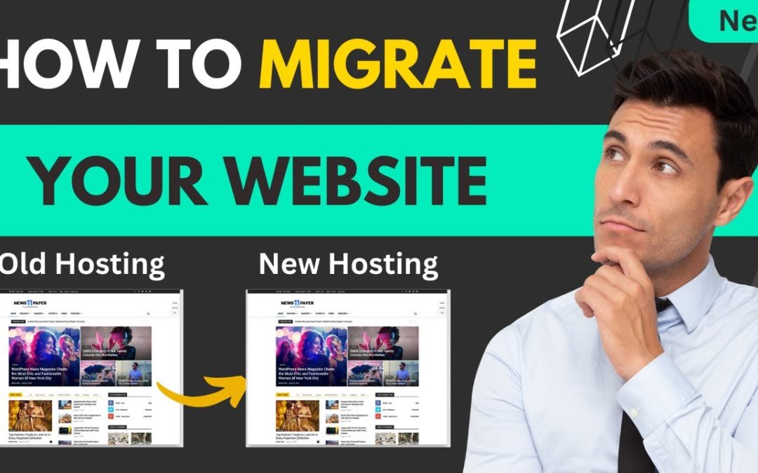 How to Migrate WordPress Website to New Host 2023 @websitelearner